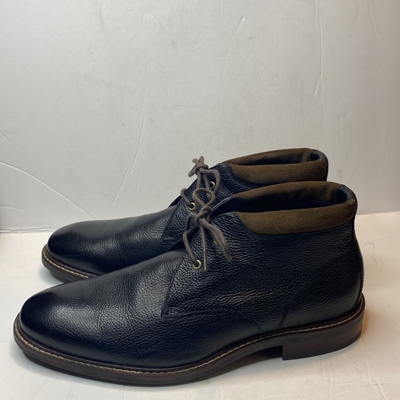 Cole Haan Men’s Black Leather Watson Chukka Boot - Picture 4 of 11